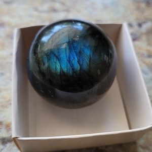 New! Labradorite Sphere